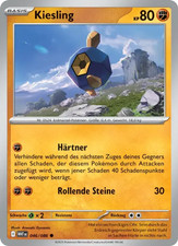 Kiesling / Pokémon Karte / Deutsch / Weiße Flammen / 046/86 / Reverse Holo