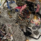 5 LB Mixed Costume Jewelry Lot Wearable & Repair Vintage Modern Treasure Hunt #3
