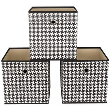 Foldable Storage Cubes Bins,11 Inch Cloth Storage Cube Fabric Storage Cubes O...