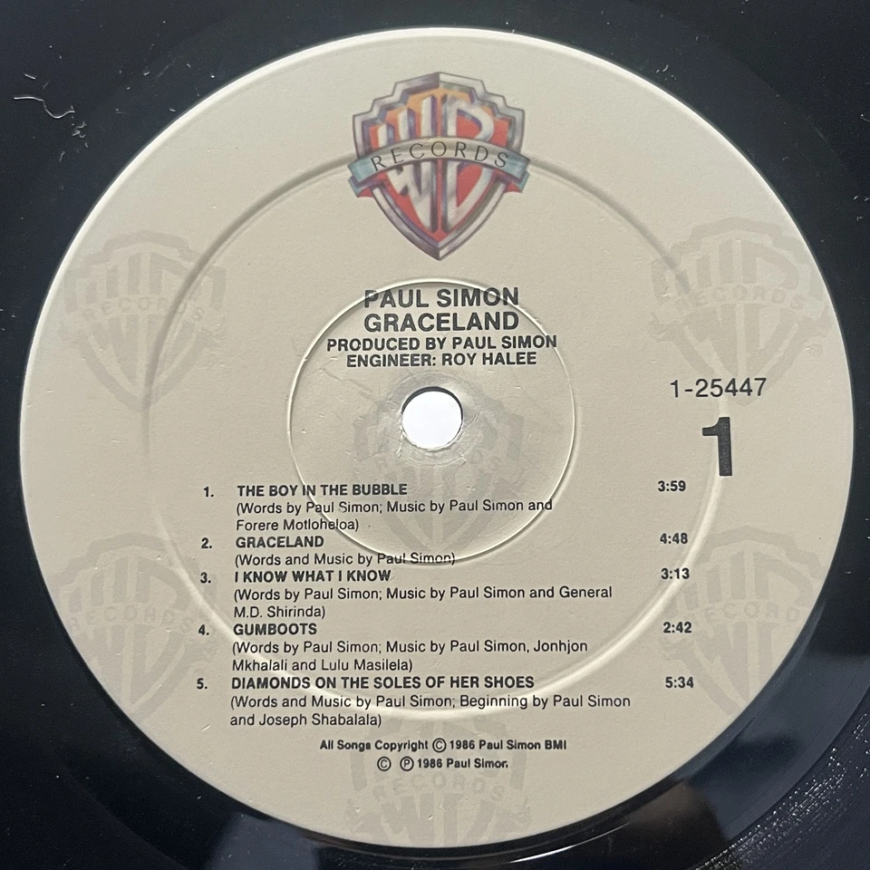 Jazz, Rock, Funk / Soul, Pop, Folk, World, & Country Paul Simon - Graceland Warn - Image 3 of 4