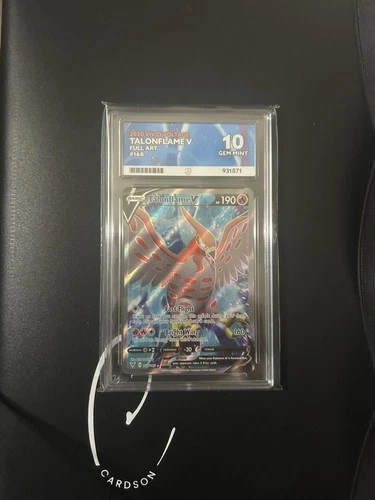 Talonflame V 168/185 ACE graded card