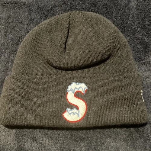 Bonnet bleu marine Supreme x New Era FW20 Frost S logo