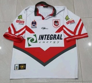 ST GEORGE ILLAWARRA DRAGONS ANZAC JERSEY SHIRT STEELERS BRISBANE QUEENSLAND