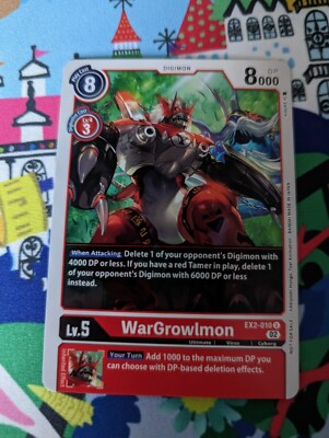 Tamer Party Vol 6 Alt Art Wargrowlmon EX2-010 Digimon CCG