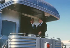 ATSF President Ernest S. Marsh & GM-Eastern Lines L. M. Olson 5 x 7 Photo