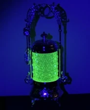 Uranium glass Vaseline glass pickle caster