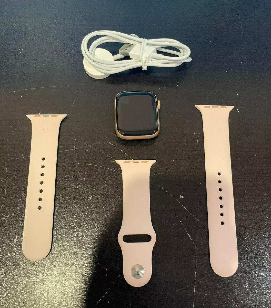 Apple Watch Series 6 GPS + Cellular 44mm Gold Alum Pink Sand Sports Band  M07G3LL