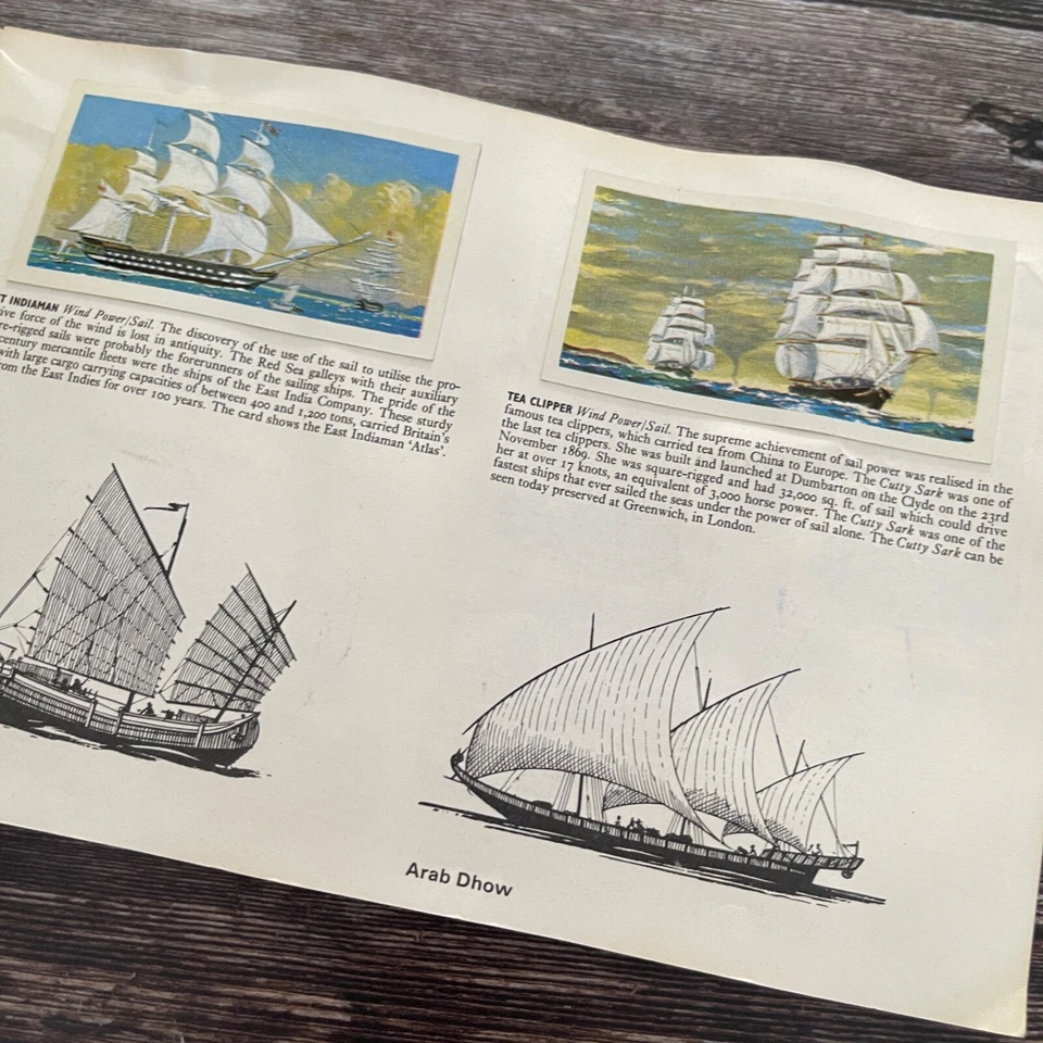 Brooke Bond Transport Through The Ages Tea Cards Album Complete - Image 4 of 4