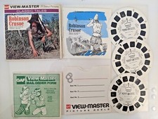 Vintage View-Master Robinson Crusoe B 438 FULL set Daniel Defoe