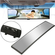Auto Car 300mm Wide Convex Curve Interior Clip On Rear View Mirror Extender