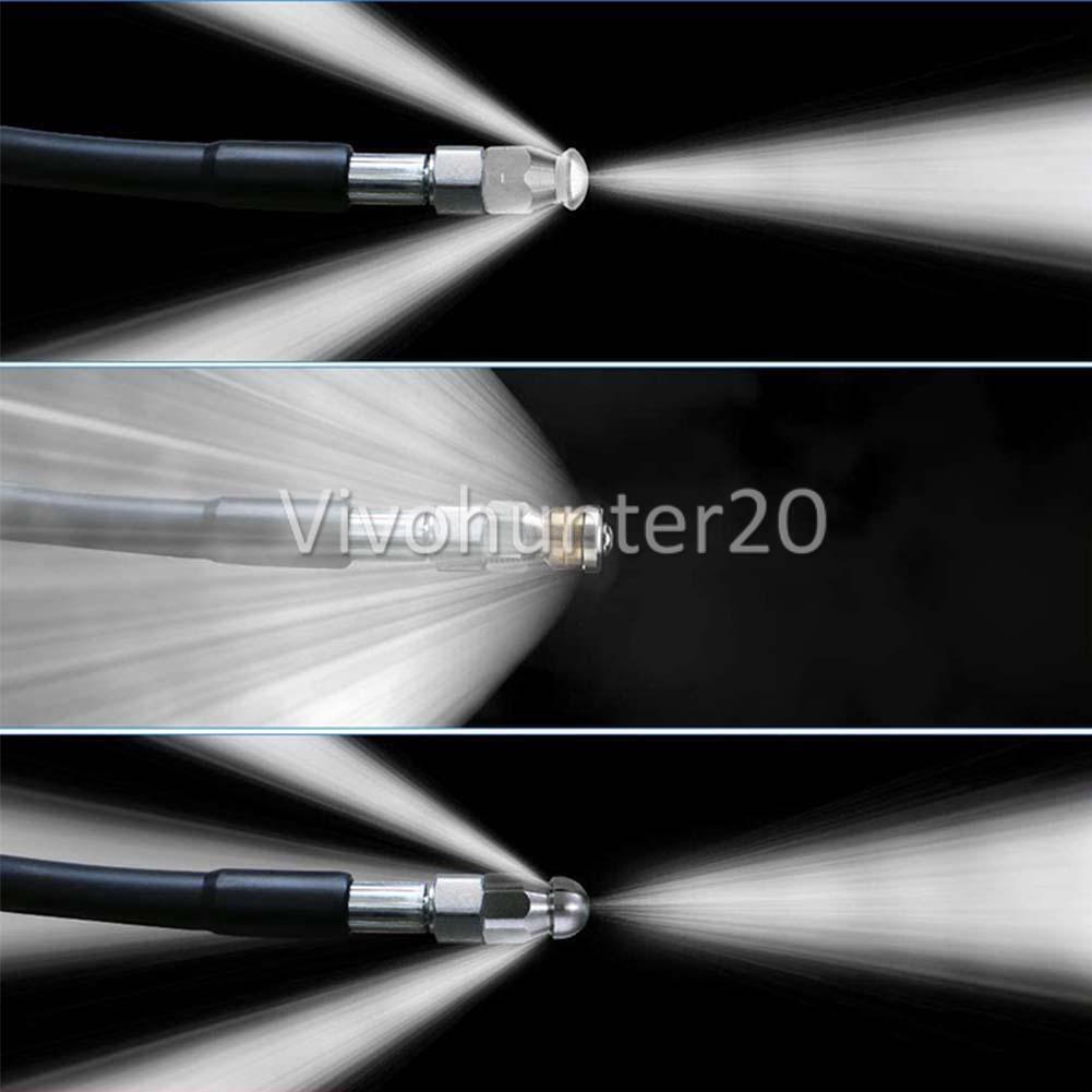 Sewer Jetter Kit 30M fit Pressure Washer Drain Cleaner Hose 1/4 Inch