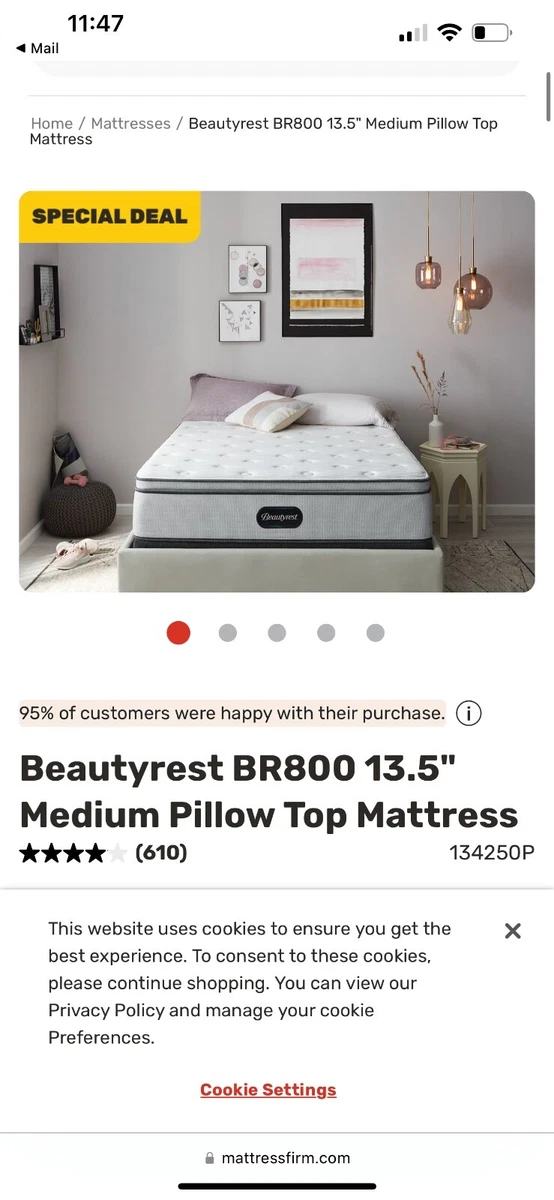 Beautyrest br800 medium pillow cheap top