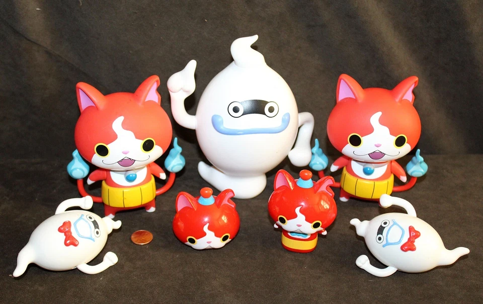 Yokai YO-KAI Toy Lot: JIBANYAN Komasan WHISPER: Plush, Talking, Light Up - Image 2 of 4