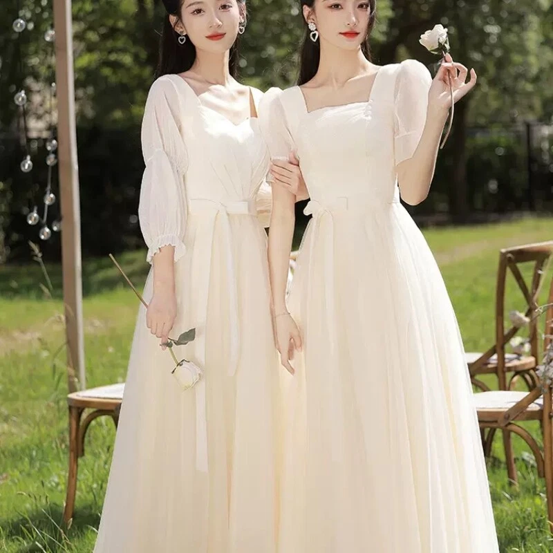 Women Long Sleeve One Shoulder White Bridal Wedding Dress Dresses