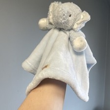Blankets And Beyond Blue Plush Elephant Security Blanket Lovey Nunu