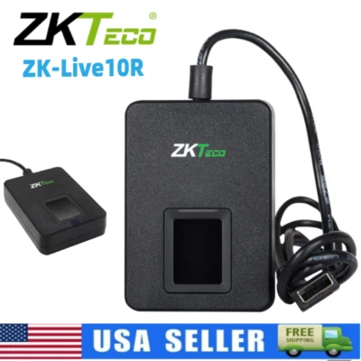 Zkteco ZK-Live10R USB Biometric Fingerprint Reader Scaner Sensor ZK9500 US STOCK
