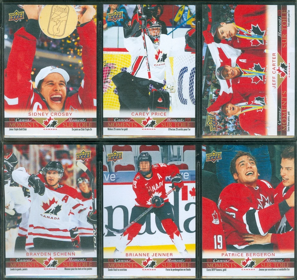 2021-22 TIM HORTONS TEAM CANADA CANVAS TRIOS TIMBITS CAPTAINS HOCKEY SEE LIST - Image 3 of 4