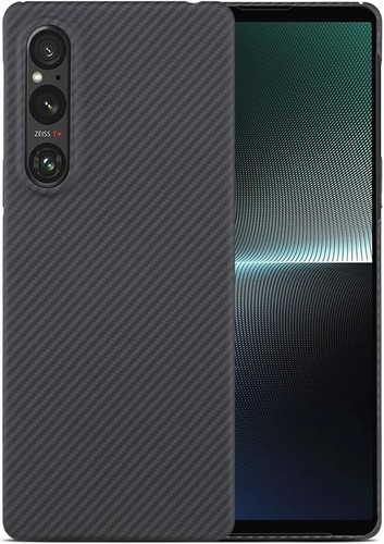 Funda protectora delgada de fibra de carbono de aramida real para Sony Xperia 1 VI/10 VI - Imagen 2 de 31