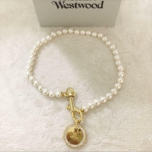 Vivienne Westwood Orb Pearl Necklace 