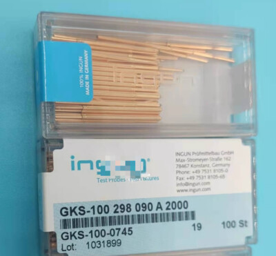 One box of 100PCS INGUN probe GKS-100 298 090 A 2000 shield tip needle ...
