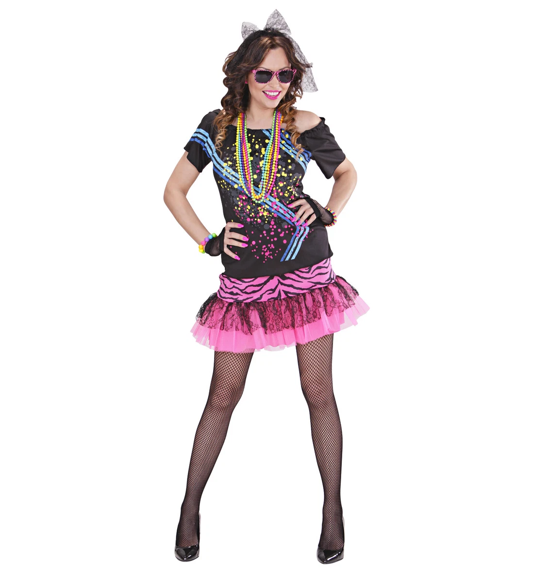 Produktbild von Faschingskostüme 80er Jahre Damen Damen Tütü Rock Gothic Sexy - Tüll Rock Für Karneval, Fasching & Kostümpartys Black Swan Tutu