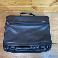 TUMI  Alpha Expandable Organizer Laptop Brief Logo 17” x 13” x 4”