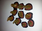 Star Wars Darth Maul Costume Resin Horns 501st Approved - Rot Brown Paint