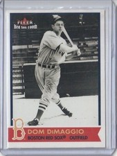 2001 Fleer Boston Red Sox 100th Anniversary #36 Dom DiMaggio Boston Red Sox