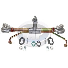 Vw Bug Ghia Bus Thing Dual Port Complete Manifold Kit Ac129350 Free Ship