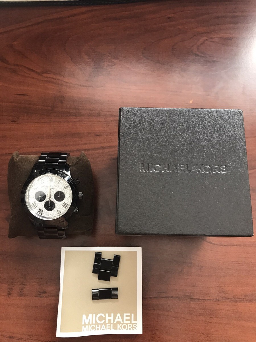 Michael Kors Layton Watch Glitz MK-5668 Black Chronograph Michael Kors Layton Watch Glitz MK-5668 Black Chronograph