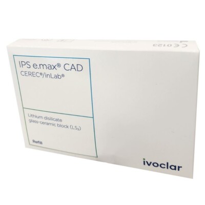 *5-Piece* Vivadent IPS E.Max CAD For CEREC/inLab LT BL3/C14 Refill 605345