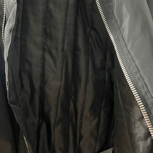 Bomber Eleven Paris nero nylon zip davanti puffer taglia XL - Foto 9 di 10