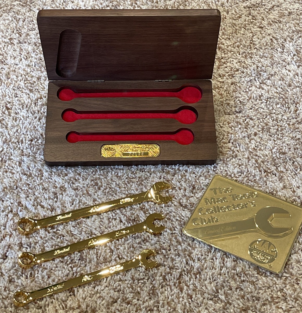 Mac Tools 1986 24k Gold Plated 3pc Wrench Set | eBay Mac Tools 1986 24k Gold Plated 3pc Wrench Set | eBay