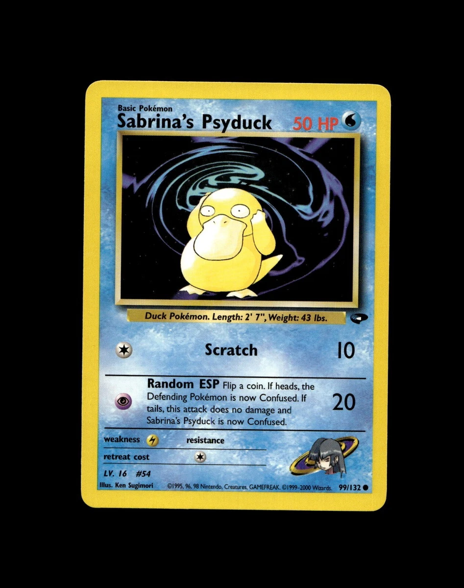 Sabrina's Psyduck 99/132 Gym Challenge for sale | eBay