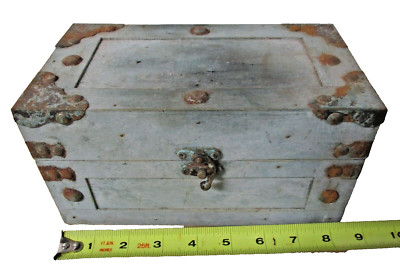 Large Hobby Lobby Vintage Antique Box 062515 Phase 2 HWPW-VC Size  8 x4.75 