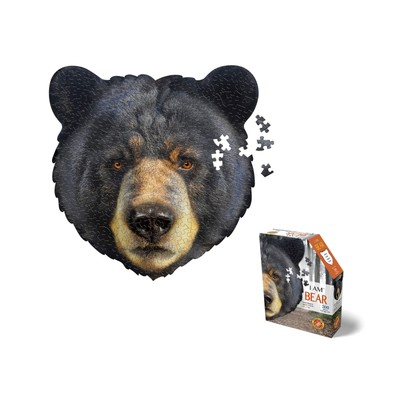 e11even Madd CAPP Puzzles - I AM Bear - 300 Pieces - Animal Shaped Jigsaw Puz...