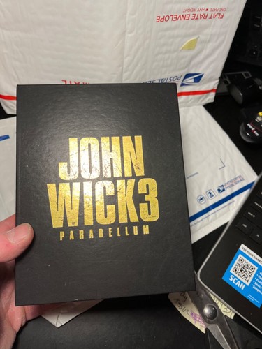 GEBRAUCHTES JOHN WICK 3 LEERES BOXSET + 44 PROD NOTE + 32 PG BOOKLET! NOVAMEDIA! PLZ LESEN!