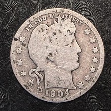 1904-O Barber Quarter - High Quality Scans #F450