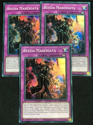 YUGIOH BRANDED BEAST DABL-IT073 1ST X3 NM ITALIAN