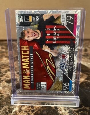 Topps Match Attax THEO HERNÁNDEZ - MAN OF THE MATCH No. 444 | eBay