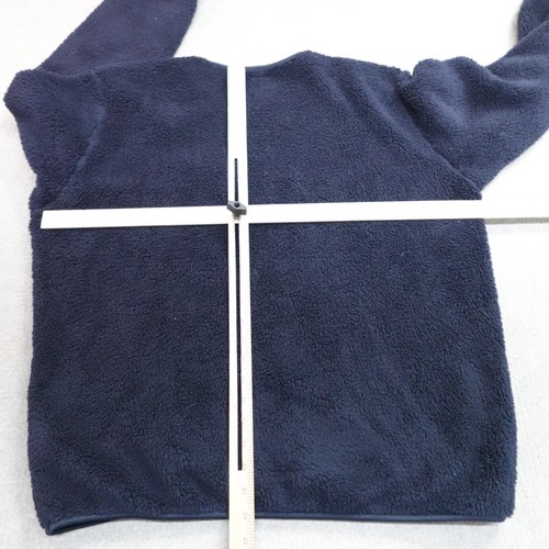 Uniqlo x Engineered Garments Sweater Large Blue High Pile Fleece Pullover - Picture 7 of 10