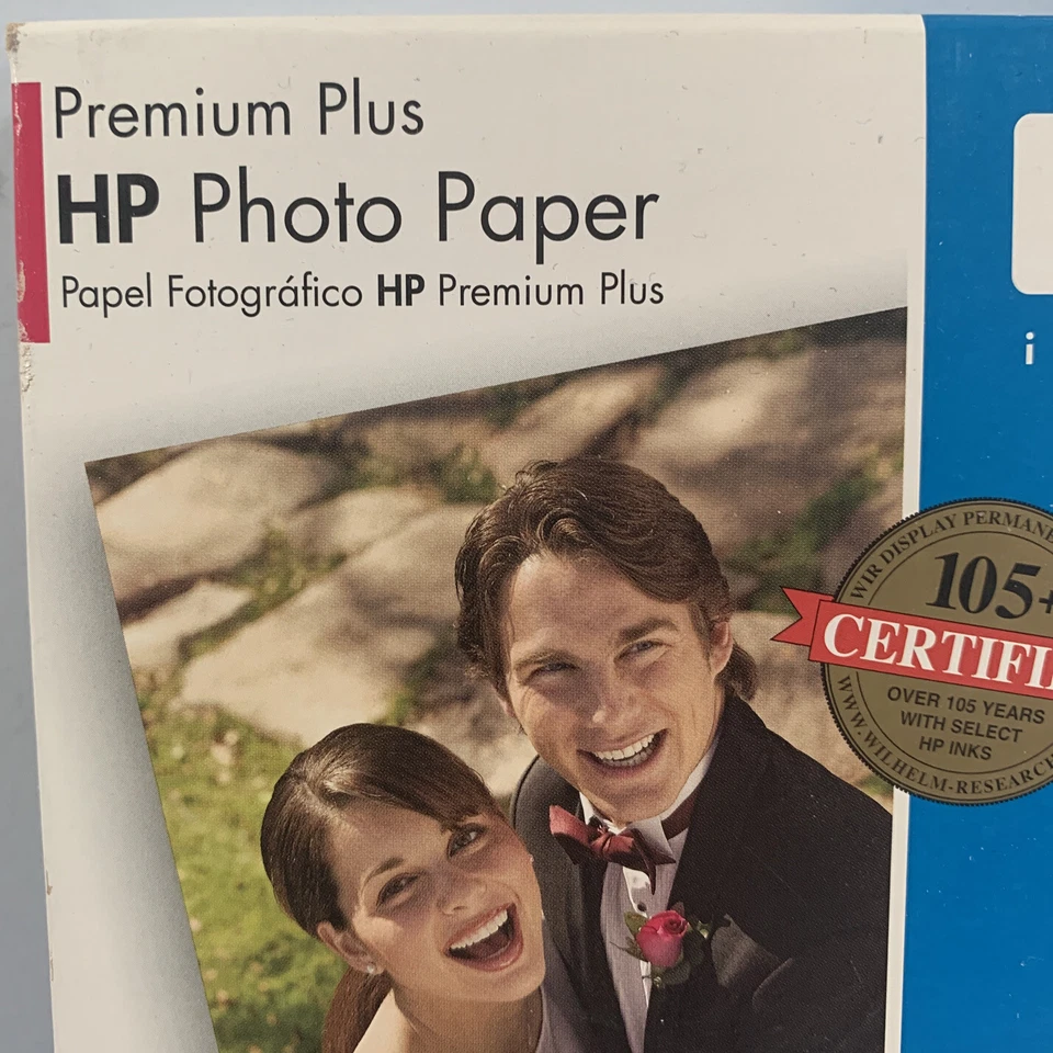 NEW HP Q6565A Premium Plus Photo Paper High Gloss 4" x 6" 100 Sheets  - Image 2 of 4