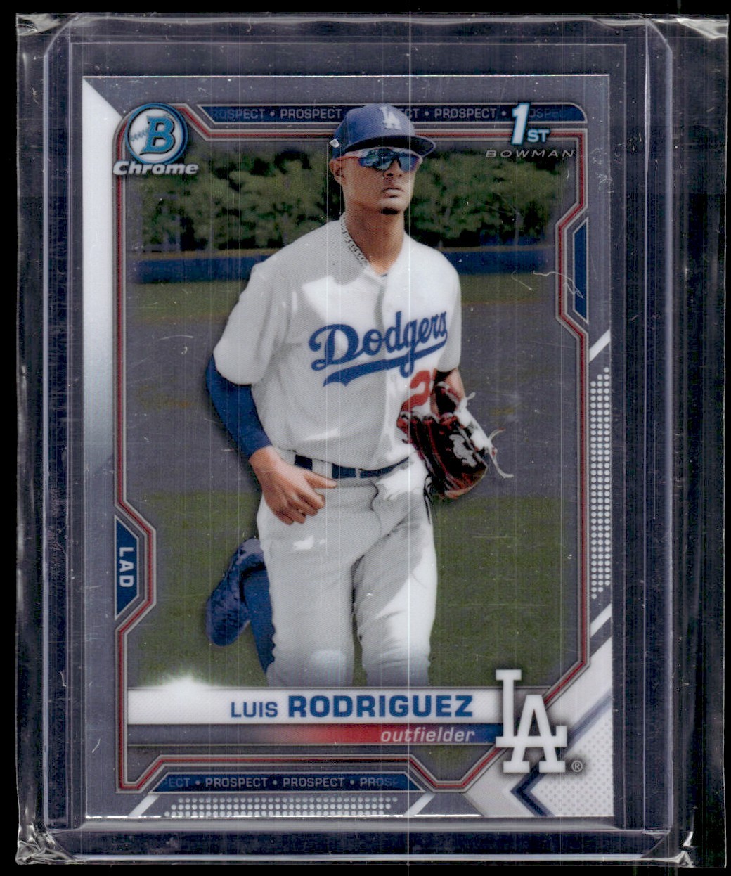 2021 Bowman Chrome Prospects Luis Rodriguez Los Angeles Dodgers #BCP-196