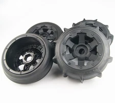 Front Rear Sand Tire Wheel Rims Fit HPI Baja 5B Buggy King Motor Rovan 