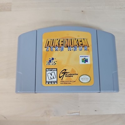 Duke Nukem Zero Hour Nintendo 64 N64 Authentic Game Cartridge