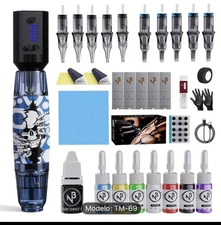 PROFESIONAL Maquina De Tatuaje Kit Para Tatuar Tattoo TM-69 New free shipping ñ