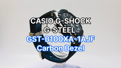 CASIO G-SHOCK G-STEEL GST-B100XA-1AJF Carbon Bezel Solar Bluetooth 