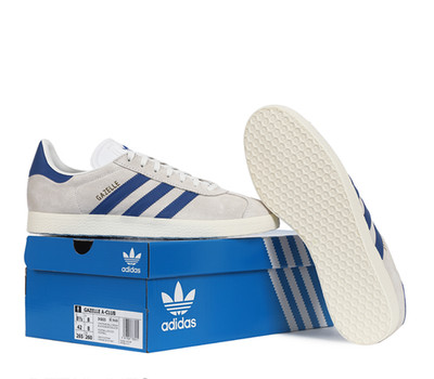 adidas Gazelle Manchester United Off White Blue Mens Womens Sneakers IG6199