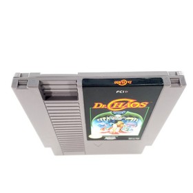 Dr. Chaos Nintendo NES Authentic w/ Manual & Case Mint Label Tested & Works