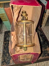 Vintage Lunkenheimer No. 6 "Royal" Brass Glass Drip Oiler NEW OLD STOCK MIB